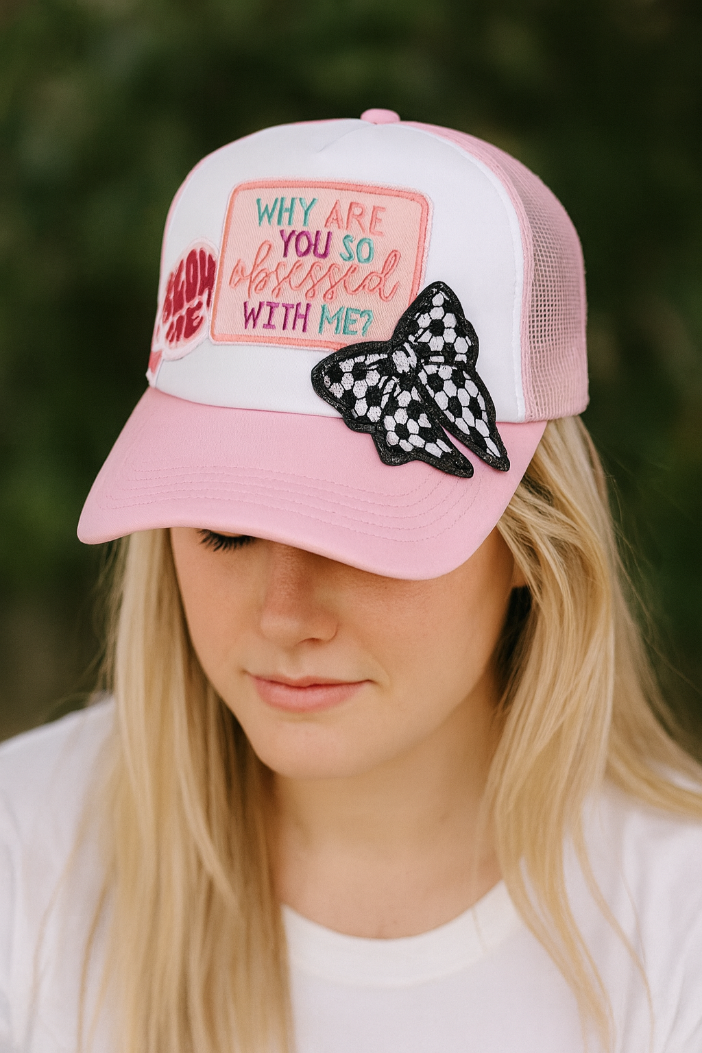 Pink Trucker w Bow