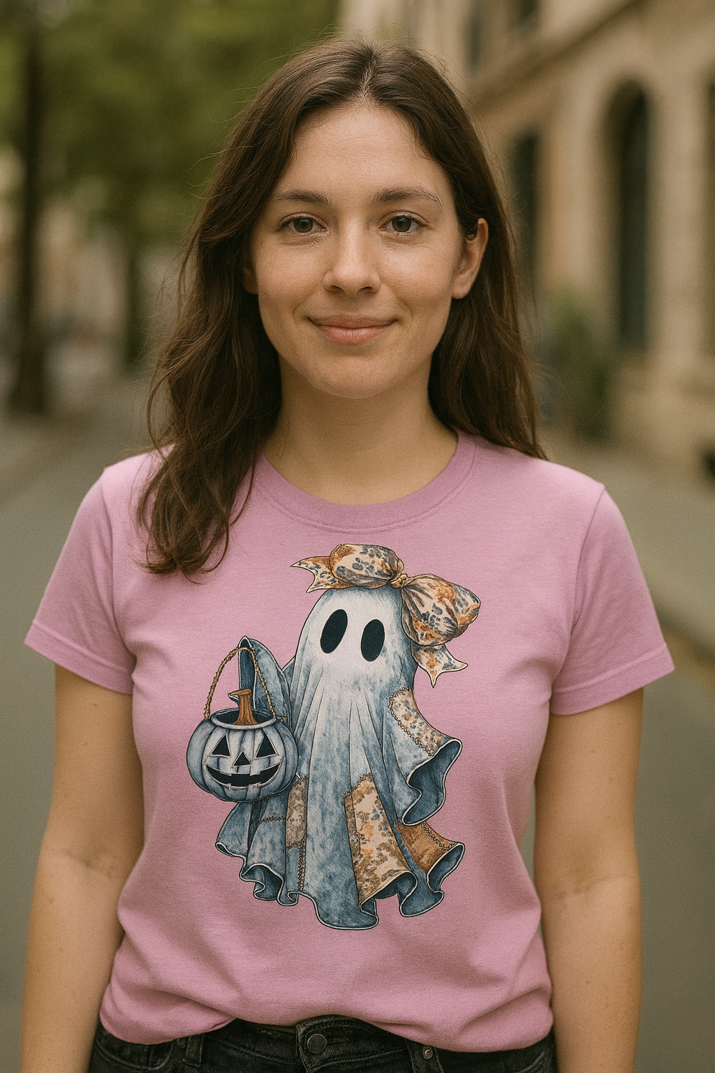 Halloween Transfer T Shirt